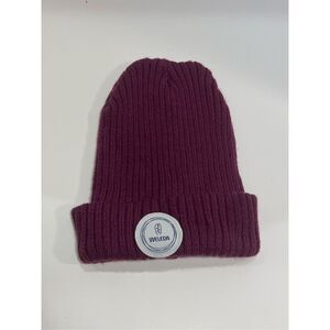 Rare Weleda Burgundy Beanie Hat One Size Adult